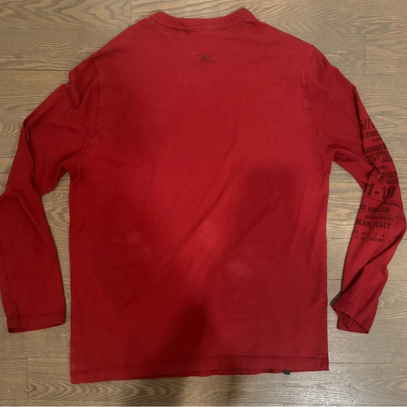 Point Zero Red Long Sleeve Graphic - Picture 3 of 4
